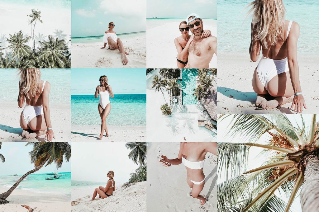 пляжный пресет лайтрум