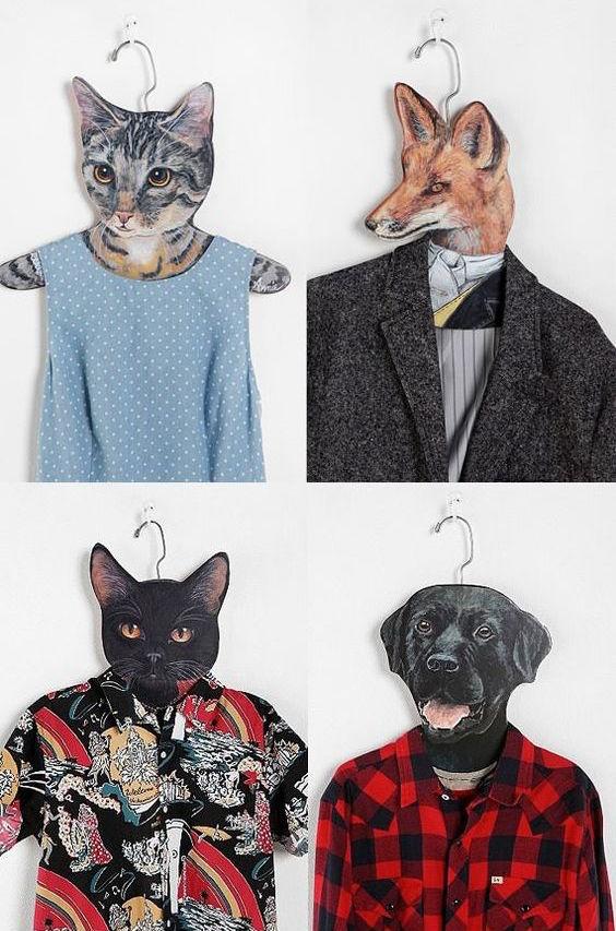 50 Оригинальных вешалок в интерьере